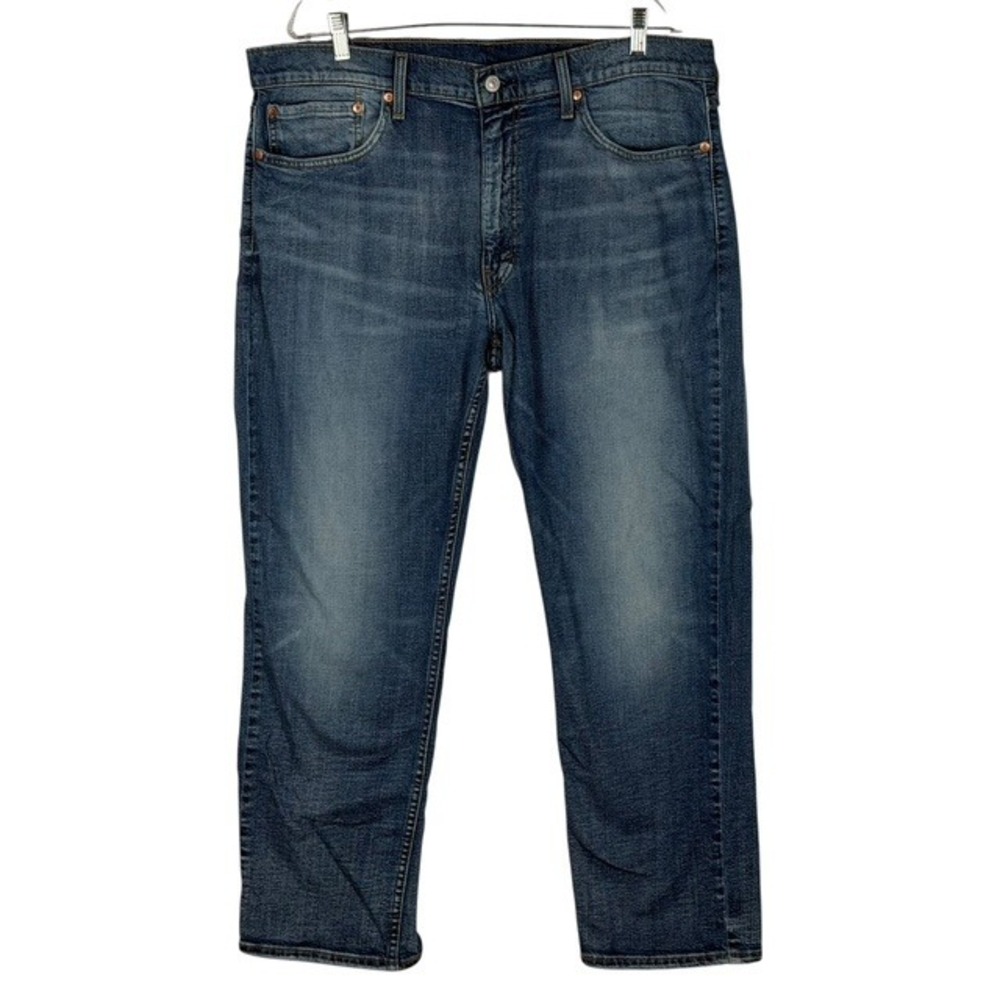 Levis 559 Relaxed Straight Jeans Mens 38x30 Medium Wash WaterLess Denim Blue